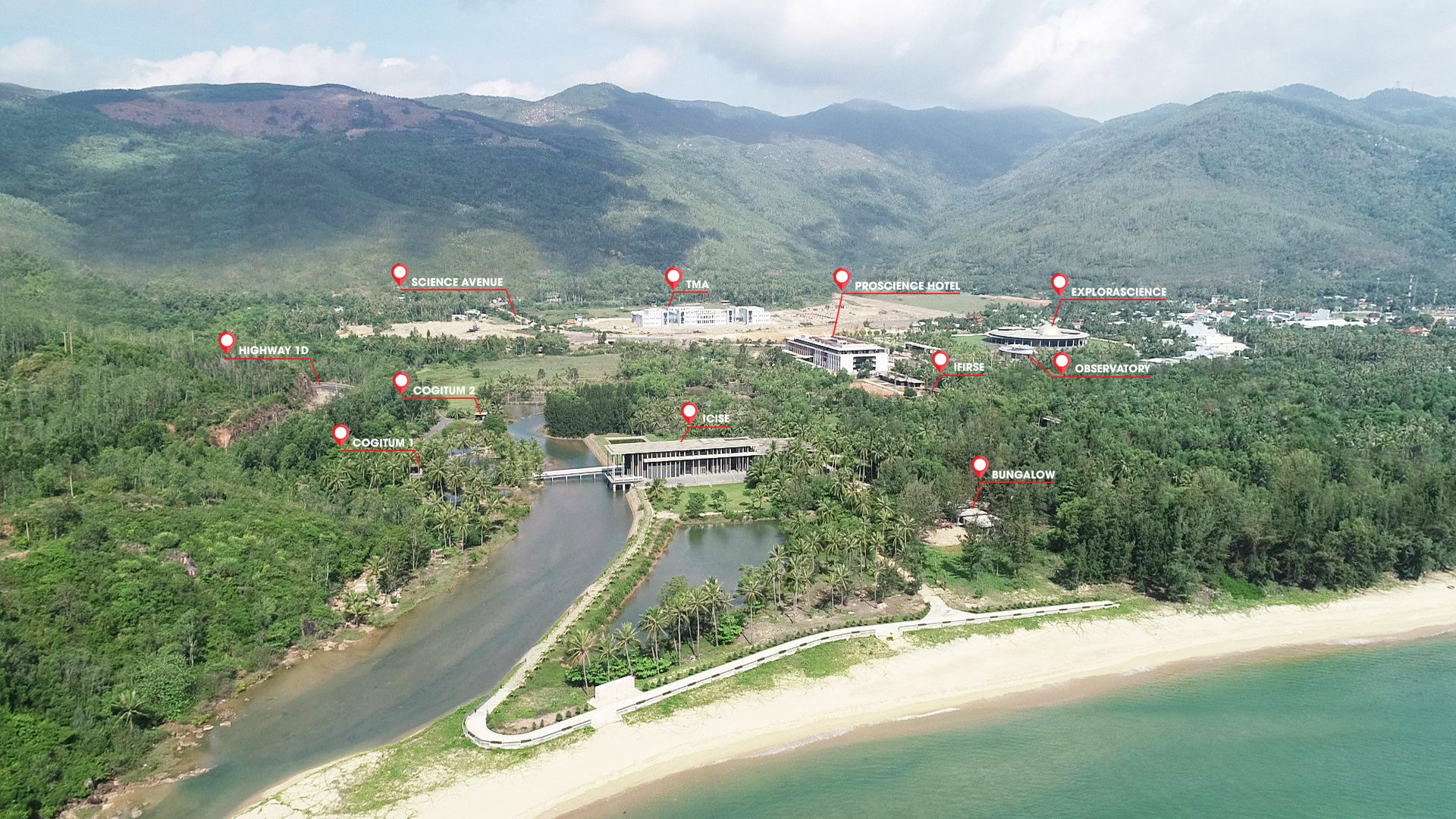Quy hoạch Khu đô thị Khoa học và Giáo dục Quy Hòa: Thung lũng Silicon thu nhỏ 8 Khu đô thị Khoa học và Giáo dục Quy Hòa nhìn từ khu ICISE Quy Nhơn