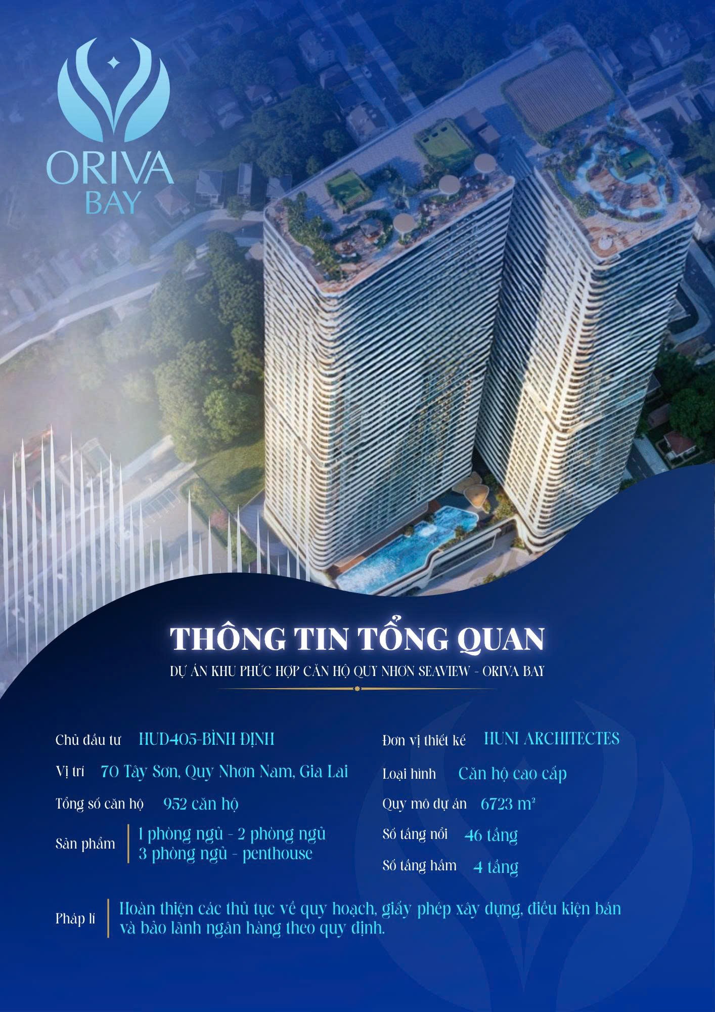 Oriva Bay Quy Nhơn 2 Thông tin tổng quan dự án Oriva Bay Quy Nhơn