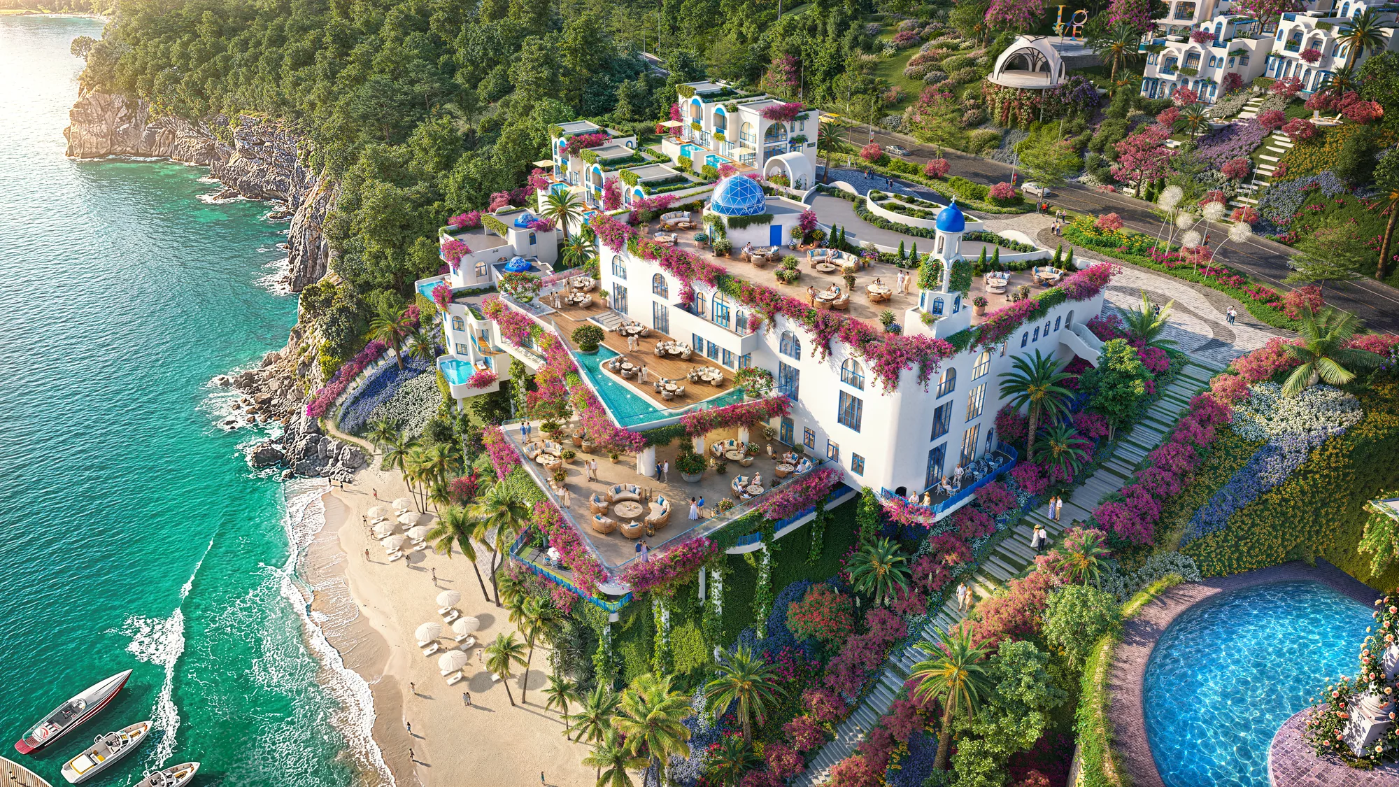 The Hera Resort Quy Nhơn: Vị Trí, Mặt Bằng & Bảng Giá 2026 13 Nhà hàng hướng biển The Hera Resort Quy Nhơn