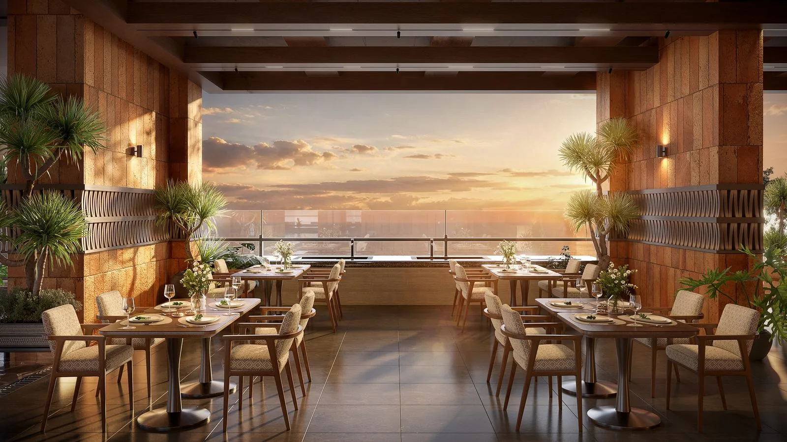 Q’Terra Quy Nhơn (Q1 Tower cũ): Vị Trí, Mặt Bằng & Giá 2026 14 Phối cảnh BBQ terrace Q’Terra Quy Nhơn