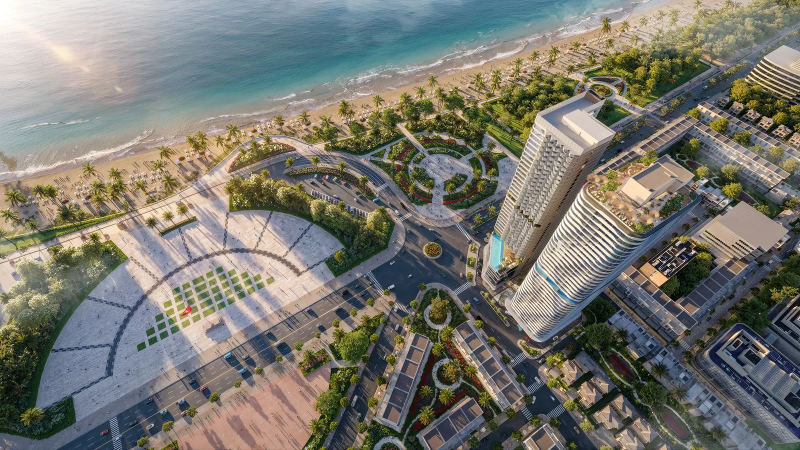 Q’Terra Quy Nhơn (Q1 Tower cũ): Vị Trí, Mặt Bằng & Giá 2026 1 Q’Terra Quy Nhơn tại số 01 Ngô Mây cạnh Quảng trường Nguyễn Tất Thành