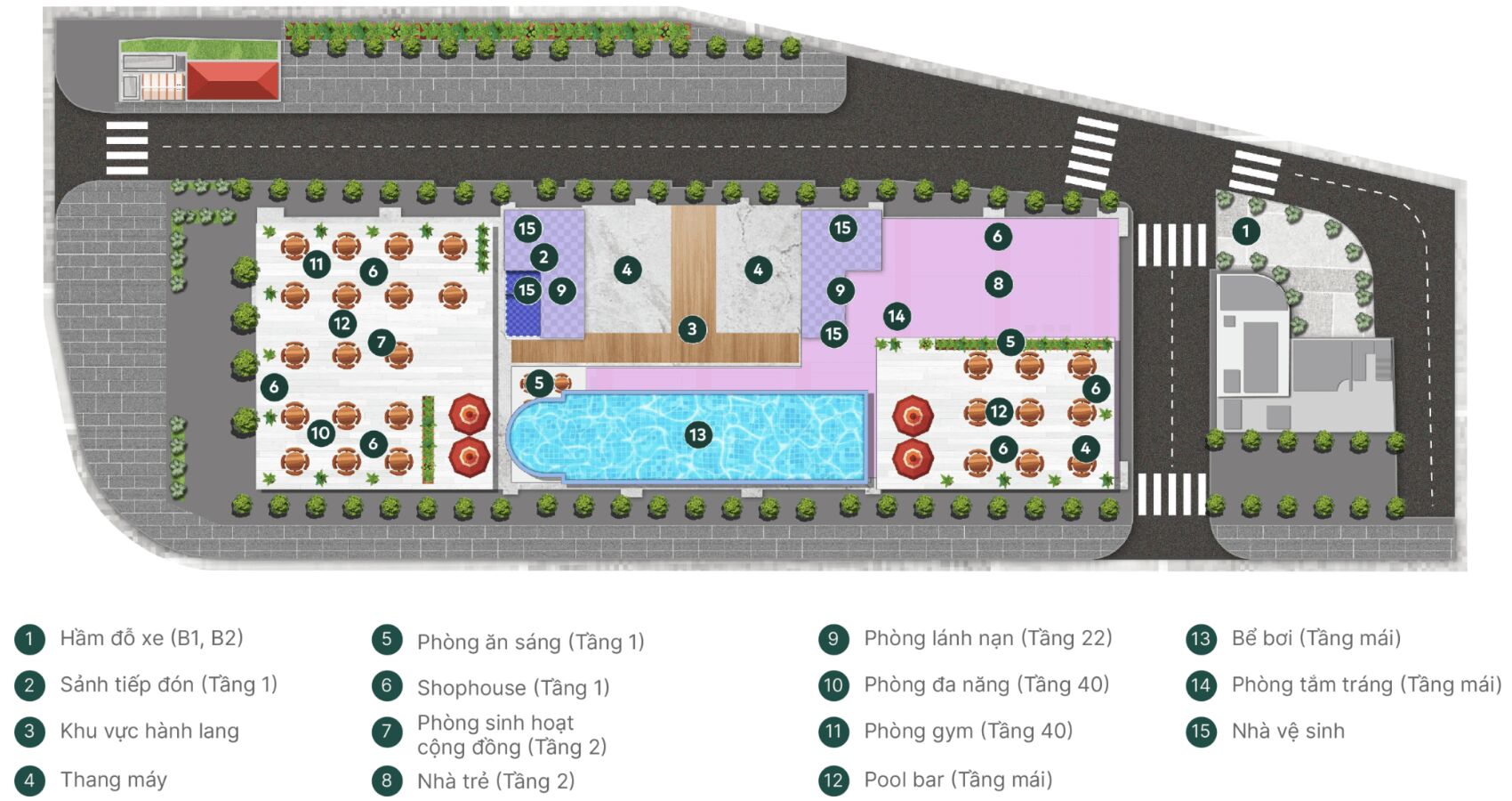 View thực tế từ Altara Residences