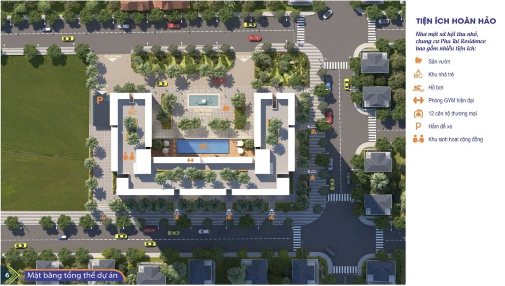 Căn Hộ Phú Tài Residence 5 Tiện ích căn hộ phú tài residence