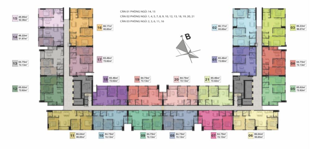Căn Hộ Phú Tài Residence 13 mặt bằng tầng căn hộ phú tài residence