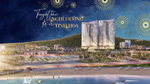 Phối cảnh tháp đôi dự án The Sailing Quy Nhơn