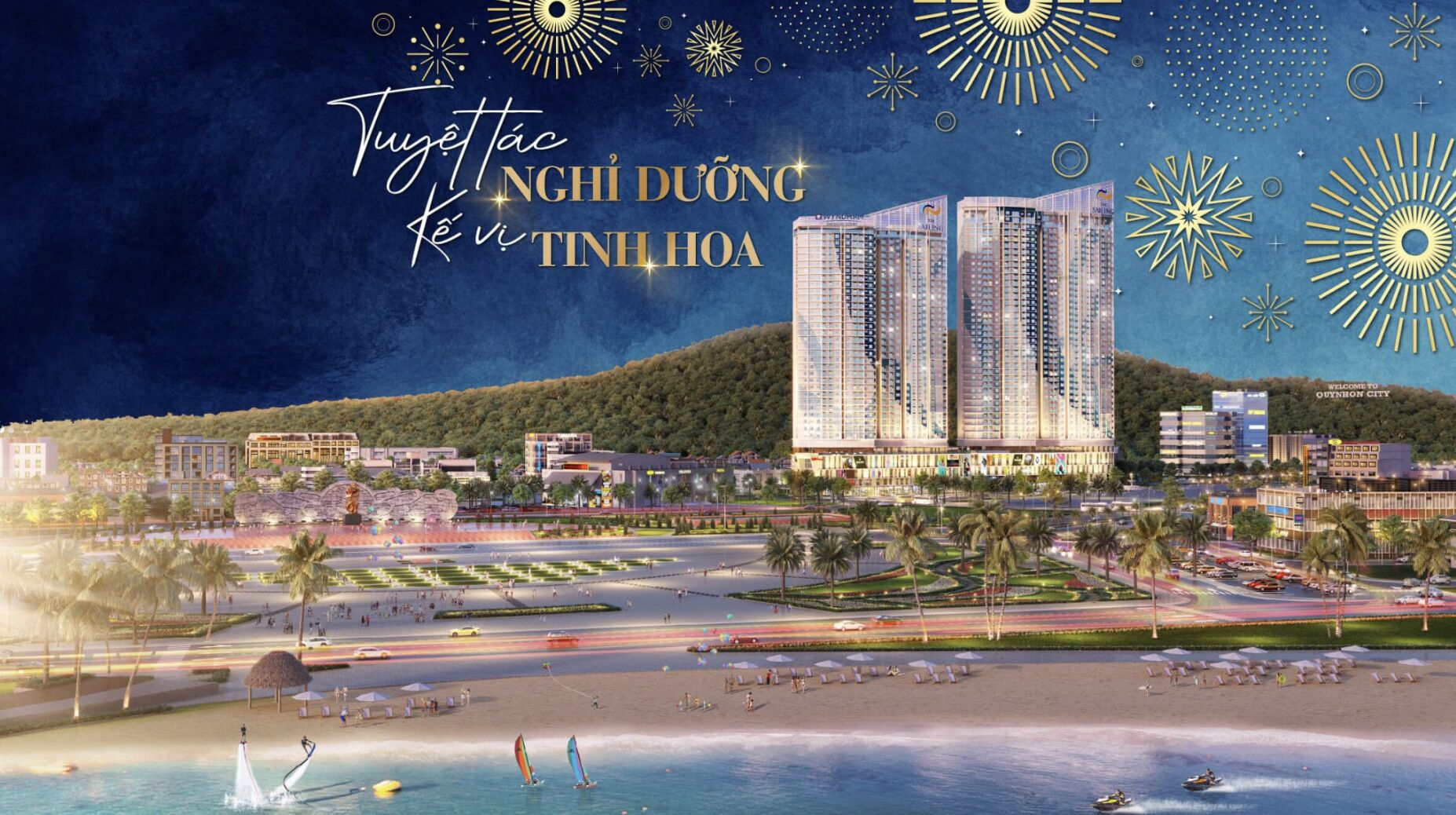 Kiến trúc cánh buồm biểu tượng của tòa tháp đôi The Sailing Quy Nhơn