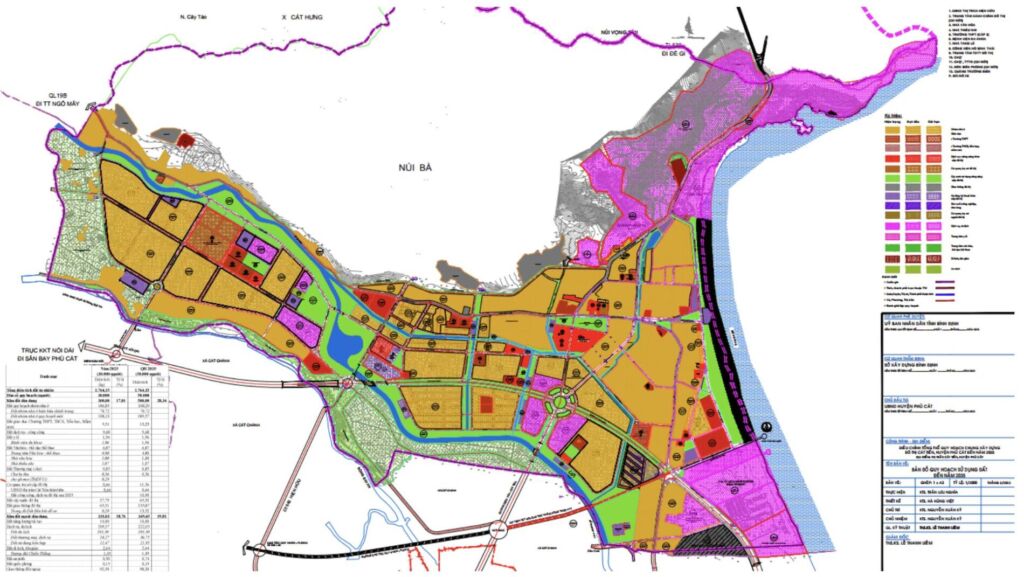 quy hoạch tổng thể khu đô thị cát tiến bình định