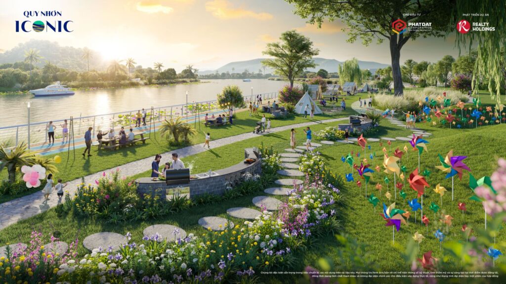 Dự án Iconic Quy Nhơn 7 CONG VIEN BEN SONG QNI