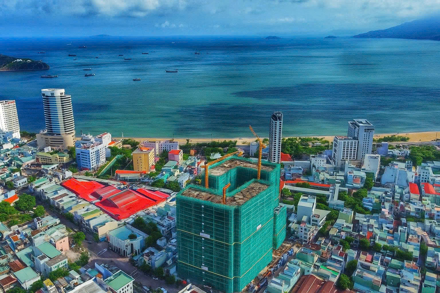 Phối cảnh tổng thể căn hộ Simona Heights Quy Nhơn