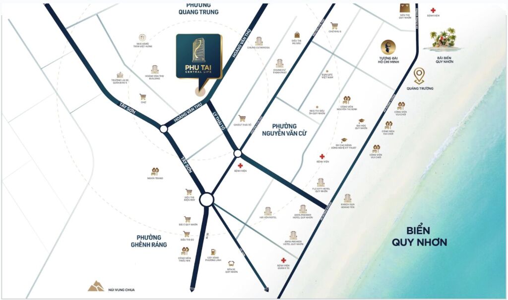 Phú Tài Central Life 5 Vị trí Phú Tài Central Life Quy Nhơn
