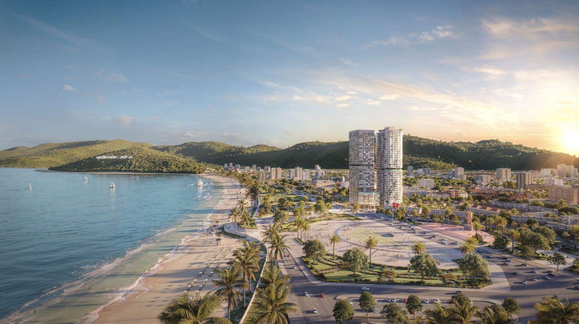 Phối cảnh dự án 01 Ngô Mây từng được giới thiệu với tên Q1 Tower
