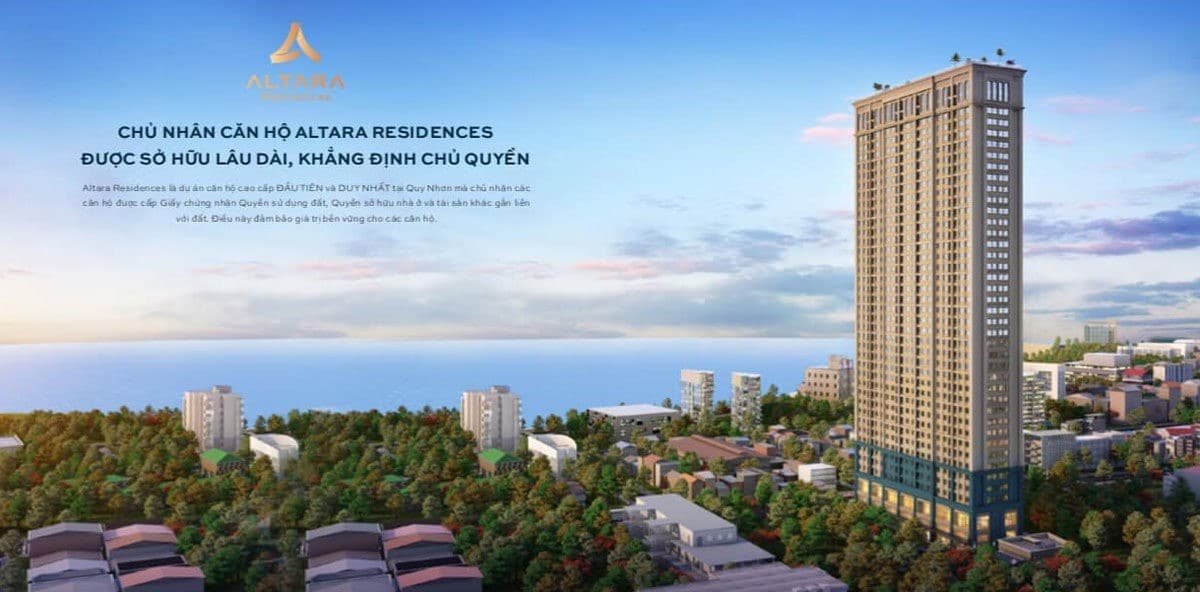 Giá thuê căn hộ biển Altara Residences Quy Nhơn