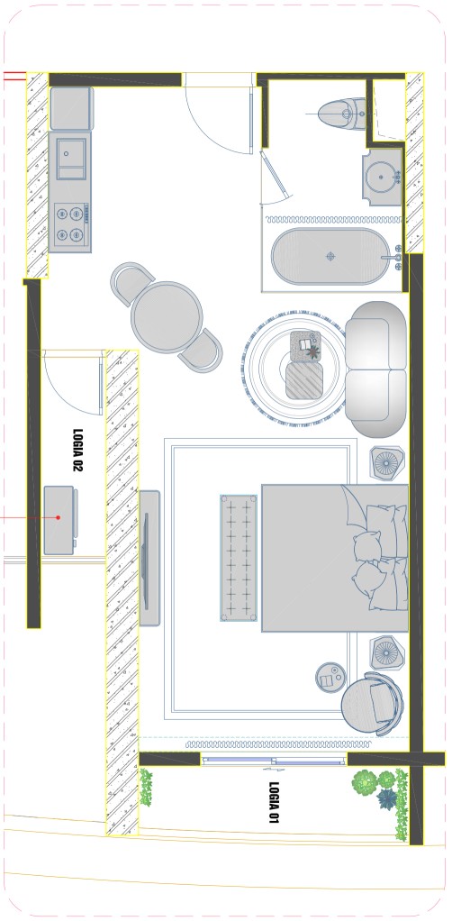 Cần bán gấp căn hộ The Sailing 47m2 1PN – Tầng 36 hướng Đông Nam – Giá 2.6 tỷ