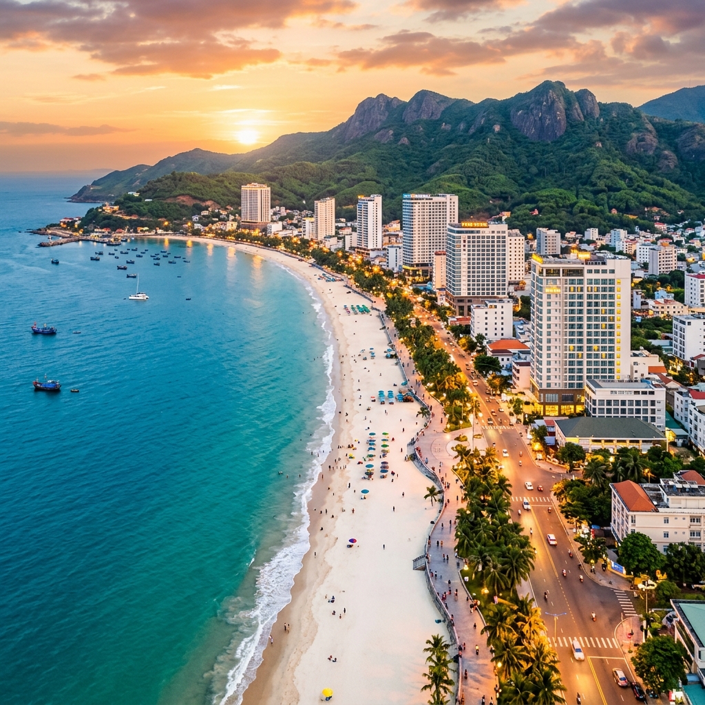 Quy Nhơn aerial drone thành phố biển