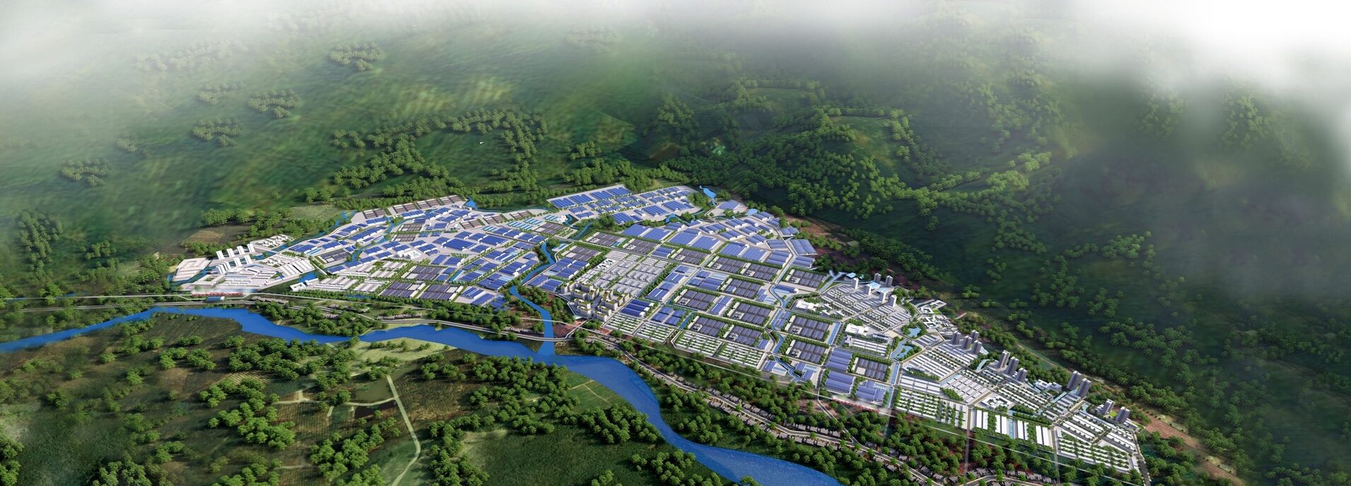 Toàn cảnh Becamex VSIP Bình Định năm 2024 nhìn từ trên cao