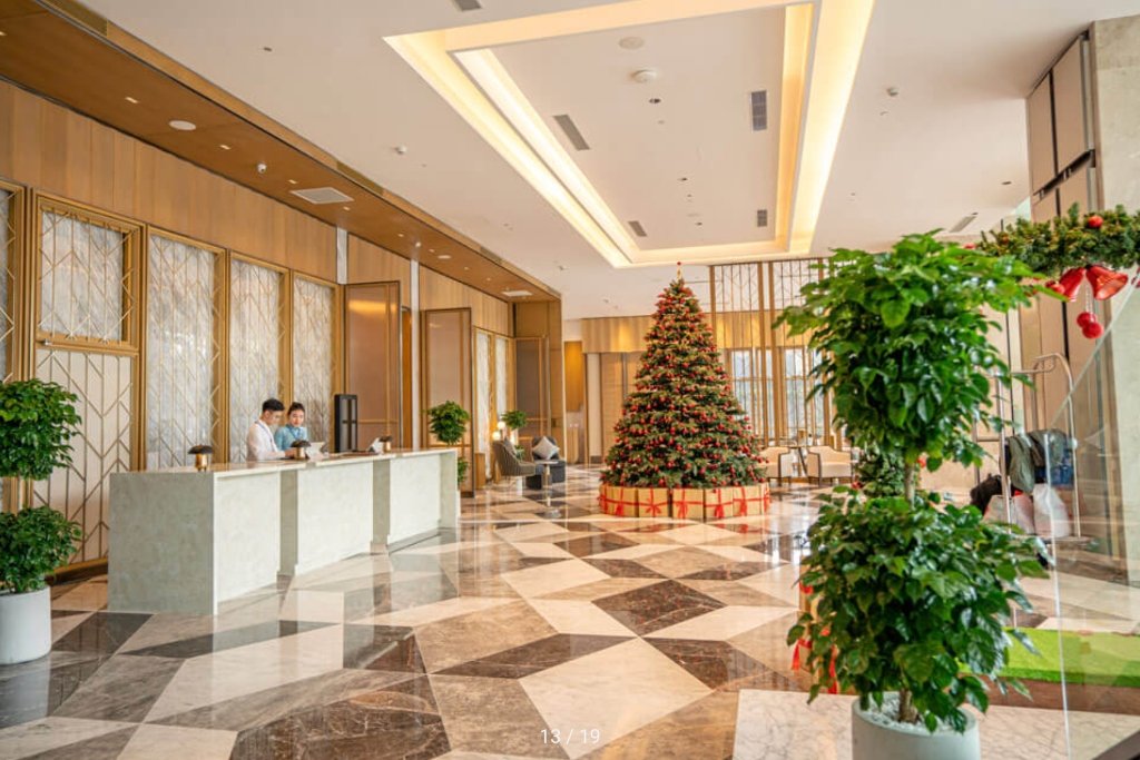 Sảnh chờ chung cư TMS Quy Nhơn thực tế