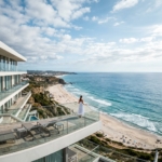 luxury ocean balcony banner