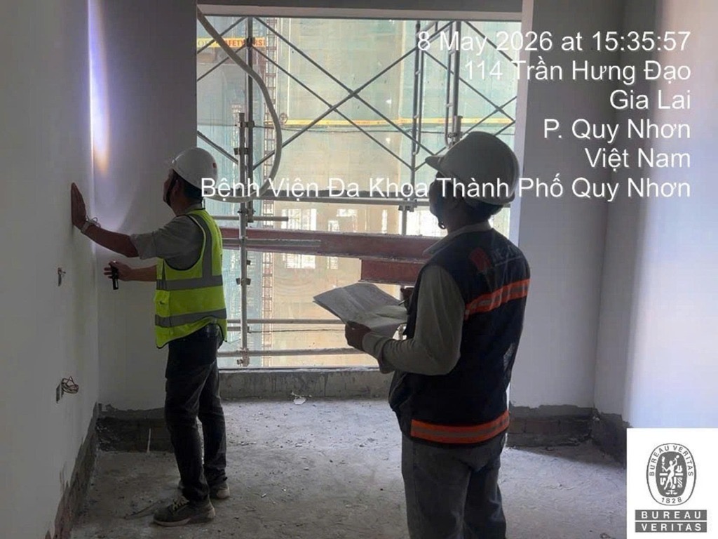 Hình ảnh thực tế thi công phần thô căn hộ Simona Heights Quy Nhơn