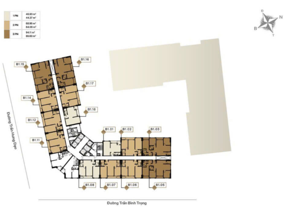 mặt bằng the harbour quy nhơn, mặt bằng block b simona heights, căn hộ the harbour quy nhơn, simona heights trần hưng đạo