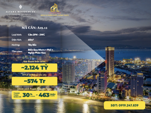 Căn hộ Altara A19.12 Quy Nhơn view biển - hình 1