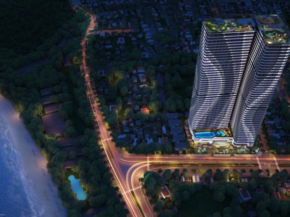 Phối cảnh tổng thể dự án Oriva Bay Quy Nhơn tại 70 Tây Sơn