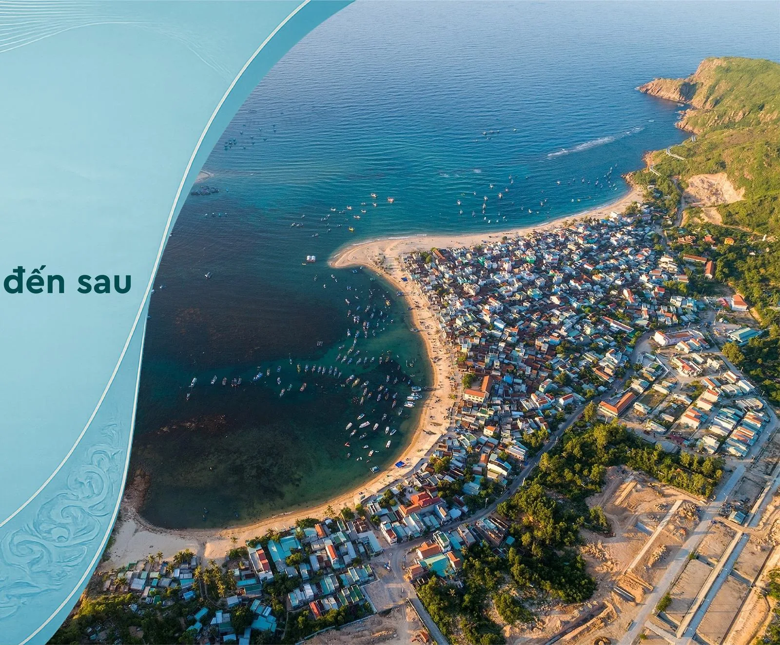 Vịnh biển Quy Nhơn nhìn từ trên cao