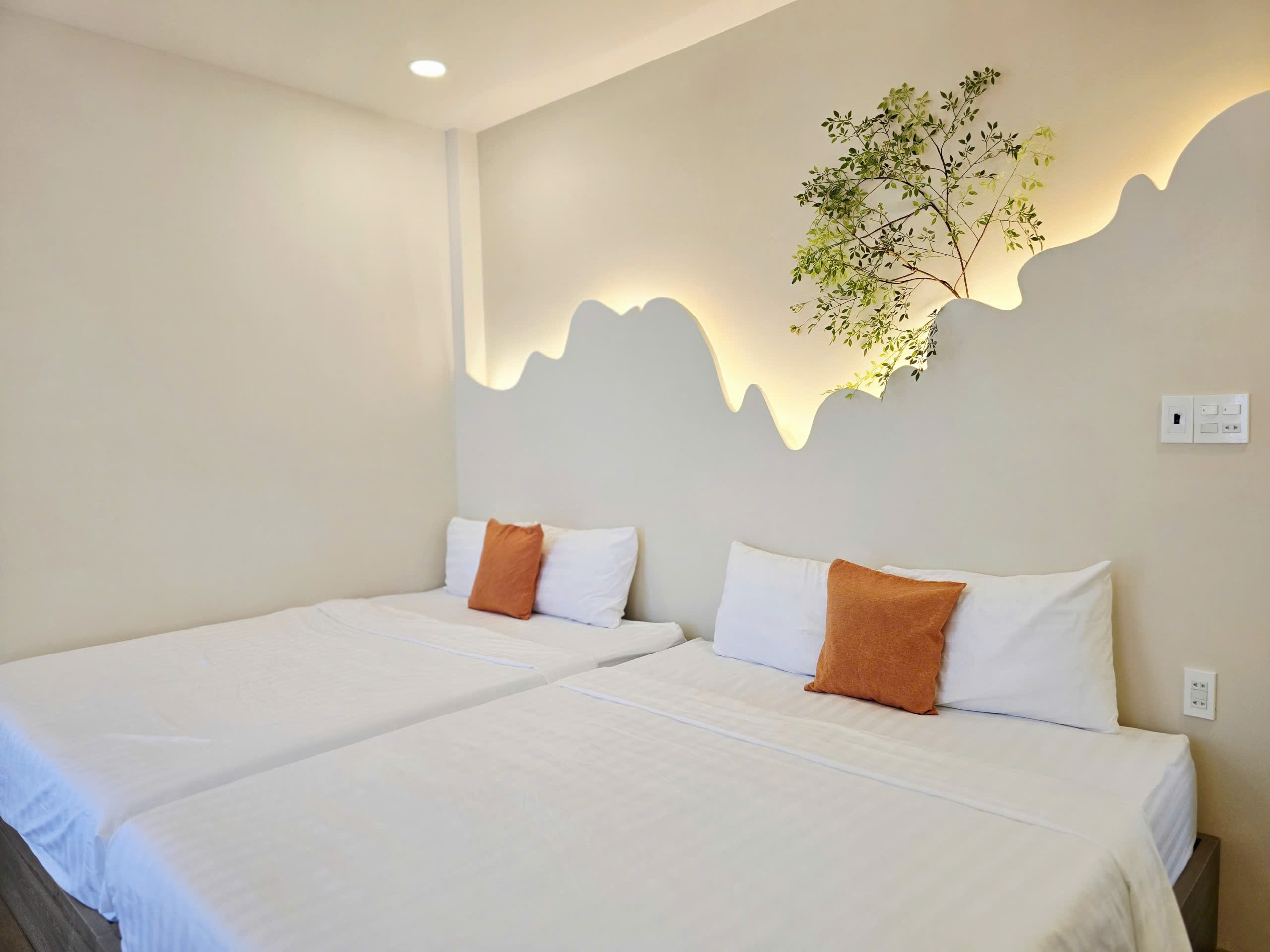 Phòng hai giường tại Tropical Villa Quy Nhơn
