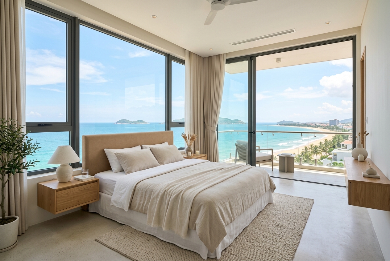 Căn hộ Altara 17.12 — 2 phòng ngủ view biển Quy Nhơn cho thuê ngắn ngày