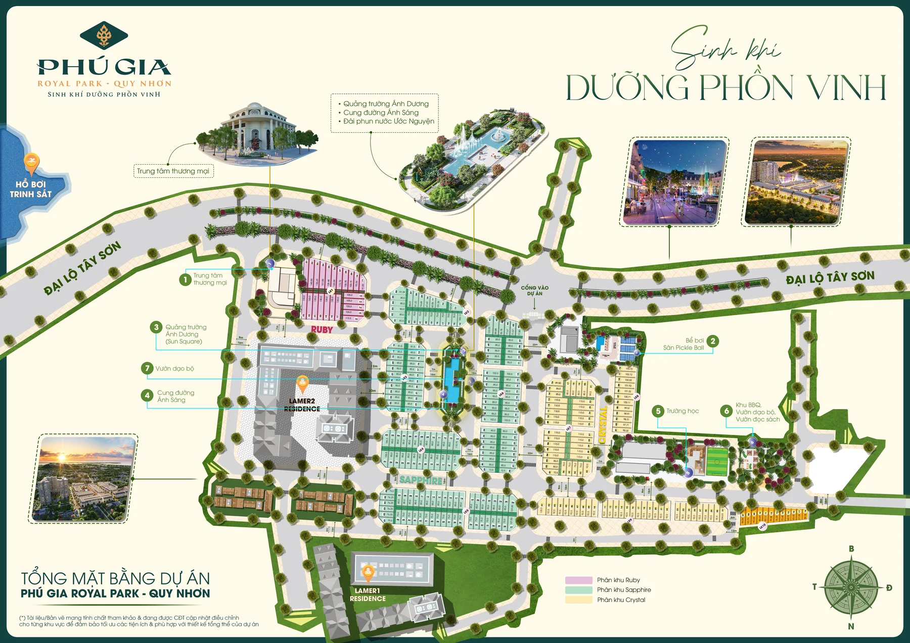 Mặt bằng phân lô chi tiết 283 sản phẩm Phú Gia Royal Park Quy Nhơn bản vẽ quy hoạch chuẩn