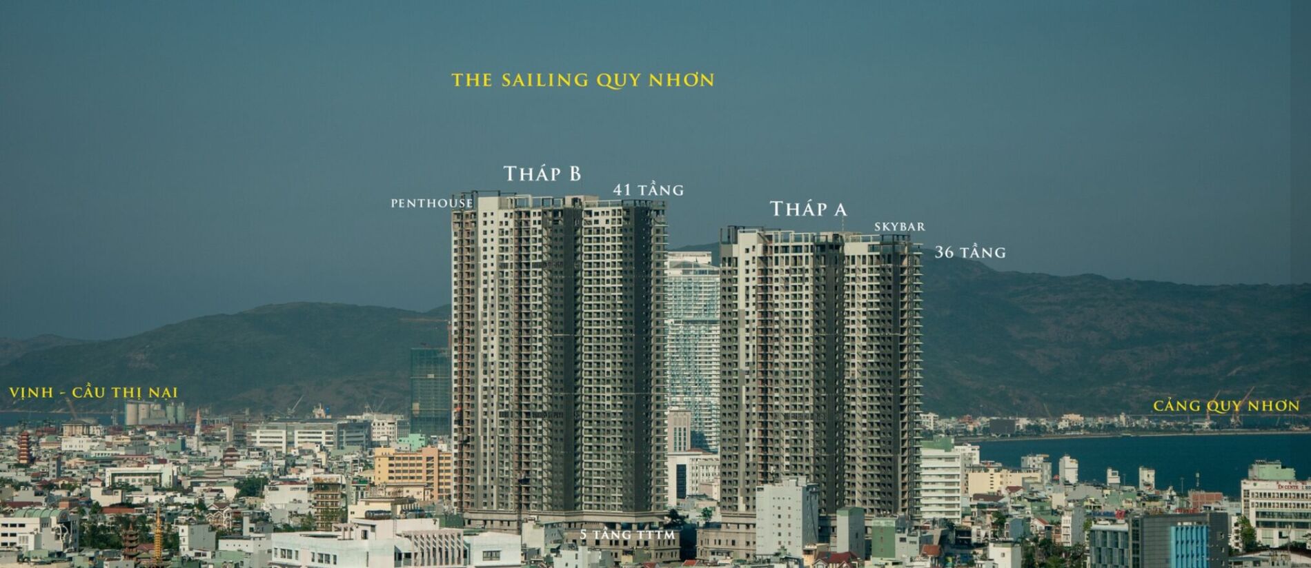 Thực tế công trình The Sailing Quy Nhơn tại nút giao Lê Duẩn.