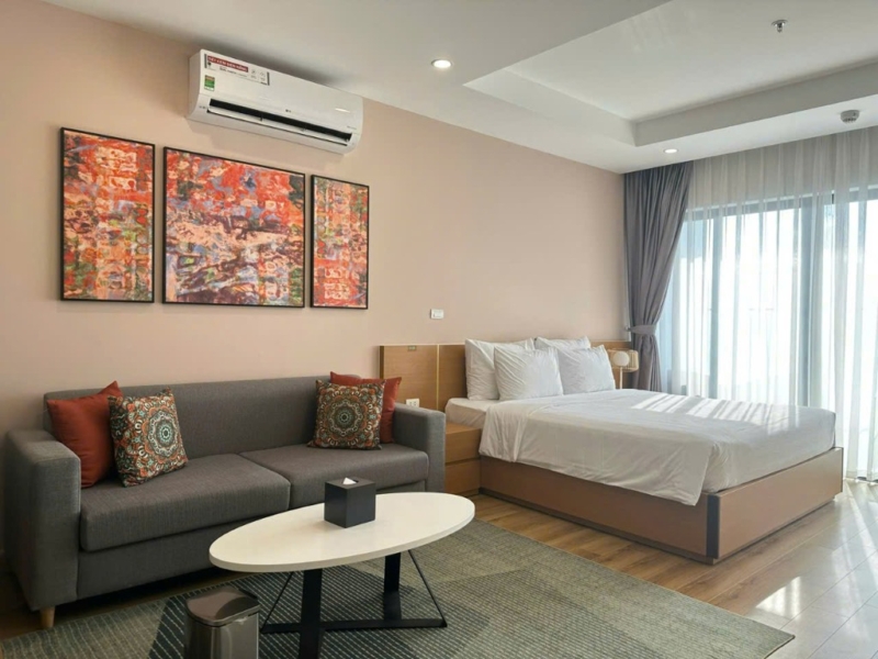 căn hộ TMS Quy Nhơn 2 phòng ngủ tầng 26 view biển
