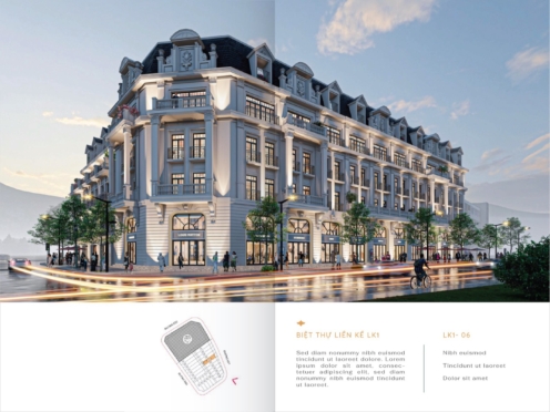 Phối cảnh phân khu Sapphire nhà phố 85m2 trục Tô Hiệu và quảng trường Phú Gia Royal Park