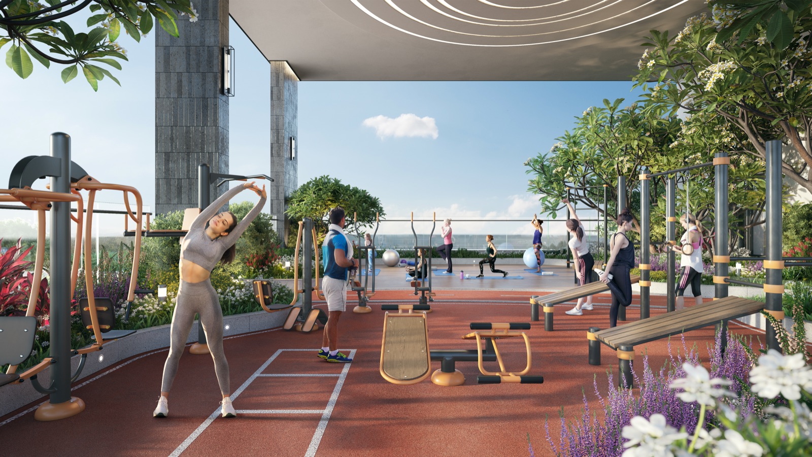 Không gian vận động ngoài trời Simona Heights