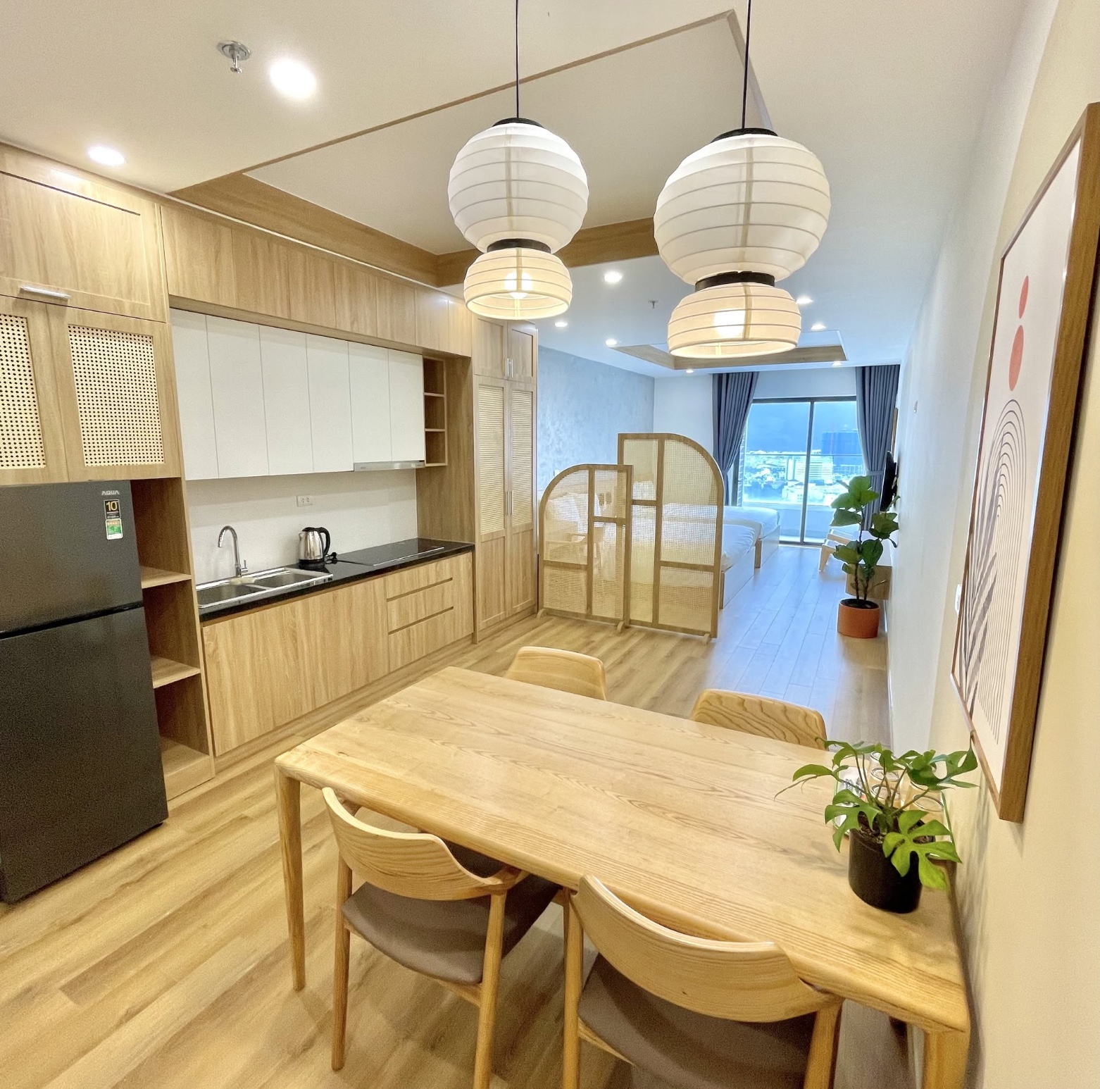 Không gian thực tế căn Studio 46 m² tại TMS Quy Nhơn